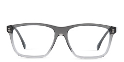 FENDI Logo Wide Rectangle Eyeglasses in Grey – Product Photo 1