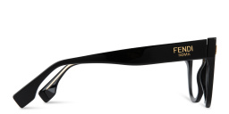 Shop FENDI Fendi Roma Cat-Eye Eyeglasses in Black online.