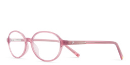 Shop EYE'M Kids Round Eyeglasses in Pink online.