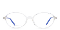 Shop EYE'M Kids Round Eyeglasses in Clear online.