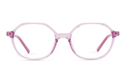 Shop EYE'M Kids Irregular Eyeglasses in Pink online.