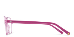 Shop EYE'M Kids Irregular Eyeglasses in Pink online.