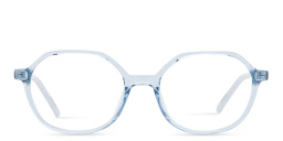 Shop EYE'M Kids Irregular Eyeglasses in Blue online.