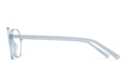 Shop EYE'M Kids Irregular Eyeglasses in Blue online.