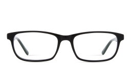 EYE'M Kids Rectangle Eyeglasses in Black – Product Photo 1