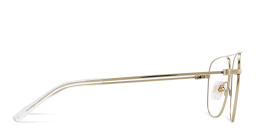 تسوق نظارات طبية واسعة طراز أفياتور EYE'M بلون ذهبي أونلاين.