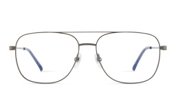 Shop EYE'M Wide Aviator Eyeglasses in Gunmetal online.