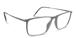 Shop Silhouette Illusion Lite Square Eyeglasses in Grey online.