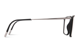 Shop Silhouette Illusion Lite Wide Square Eyeglasses in Black online.