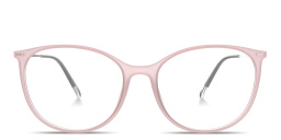 Shop Silhouette Illusion Lite Round Eyeglasses in Pink online.