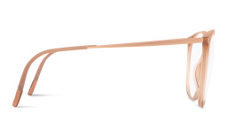 Shop Silhouette Illusion Lite Round Eyeglasses in Beige online.