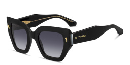 ETRO Etromania Oversized Cat-Eye Sunglasses in Black – Product Photo 2