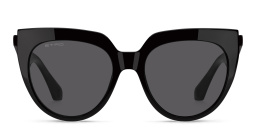 ETRO Tailoring Oversized Cat-Eye Sunglasses in Black – Product Photo 1