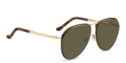 Shop ETRO Luxury Metal Unisex Pilot Sunglasses in Rose Gold online.