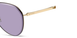 Shop ETRO Luxury Metal Unisex Pilot Sunglasses in Rose Gold online.