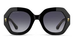ETRO Etromania Oversized Butterfly Sunglasses in Black – Product Photo 1