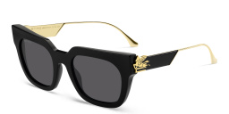 ETRO Bold Pegaso Rectangle Sunglasses in Black – Product Photo 2