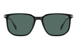 نظارات شمسية تايمليس آيكونز بإطار مستطيل من ديفيد بيكهام بلون أسود - صورة المنتج 1