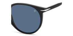 Shop DAVID BECKHAM Timeless Icons Panthos Sunglasses in Black online.