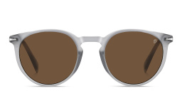 Shop DAVID BECKHAM Timeless Icons Panthos Sunglasses in Grey online.