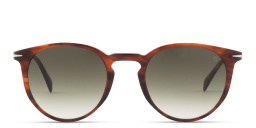 Shop DAVID BECKHAM Timeless Icons Panthos Sunglasses in Brown online.