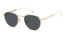 Shop DAVID BECKHAM Timeless Icons Panthos Sunglasses in Gold online.