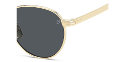 Shop DAVID BECKHAM Timeless Icons Panthos Sunglasses in Gold online.