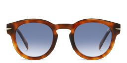 DAVID BECKHAM Style Pioneer Panthos Sunglasses in Brown Havana – Product Photo 1