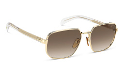 تسوق نظارات شمسية ستايل بايونير بإطار مستطيل ديفيد بيكهام بلون ذهبي كريستال أونلاين.