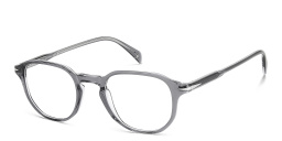 DAVID BECKHAM Timeless Icons Irregular Eyeglasses in Grey Crystal – Product Photo 2
