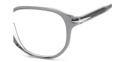 DAVID BECKHAM Timeless Icons Irregular Eyeglasses in Grey Crystal – Product Photo 4