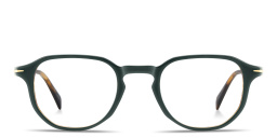 DAVID BECKHAM Timeless Icons Irregular Eyeglasses in Green – Product Photo 1