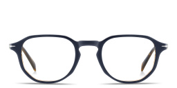 DAVID BECKHAM Timeless Icons Irregular Eyeglasses in Dark Blue – Product Photo 1