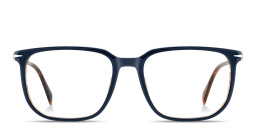 تسوق نظارات طبية تايمليس آيكونز بإطار مستطيل واسع ديفيد بيكهام بلون أزرق أونلاين.