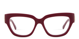 تسوق نظارات طبية طراز كات آي بشعار BB بالينسياغا بلون خمري أونلاين.