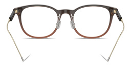 Shop BRUNELLO CUCINELLI Sartorial Sunset Unisex Round Eyeglasses in Brown online.