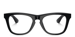 BURBERRY Logo Square Eyeglasses in Black – Product Photo 1