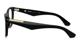 BURBERRY Logo Square Eyeglasses in Black – Product Photo 3