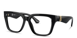 Shop BURBERRY TB Evolution Square Eyeglasses in Black online.