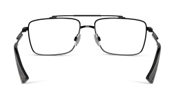 Dolce & Gabbana Logo Wide Rectangle Eyeglasses in Black – Product Photo 4