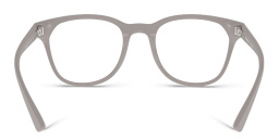 Shop Emporio Armani Logo Panthos Eyeglasses in Matte Light Grey online.
