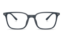 Logo Square Eyeglasses من امبوريو أرماني بلون أزرق داكن - صورة المنتج 1