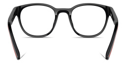 SCUDERIA FERRARI Logo Panthos Eyeglasses in Black – Product Photo 4