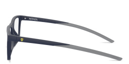 SCUDERIA FERRARI Logo Square Eyeglasses in Blue – Product Photo 3