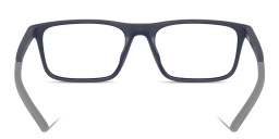 SCUDERIA FERRARI Logo Square Eyeglasses in Blue – Product Photo 4