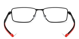 تسوق نظارات طبية مستطيلة واسعة بشعار العلامة سكوديريا فيراري بلون أسود أونلاين.