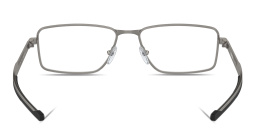 SCUDERIA FERRARI Logo Wide Rectangle Eyeglasses in Gunmetal – Product Photo 4