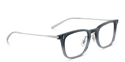 Shop OLIVER PEOPLES Loftin Unisex Square Eyeglasses in Grey online.