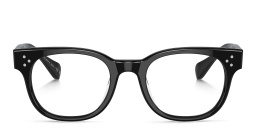 Shop OLIVER PEOPLES Afton Unisex Square Eyeglasses in Black online.
