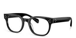 Shop OLIVER PEOPLES Afton Unisex Square Eyeglasses in Black online.